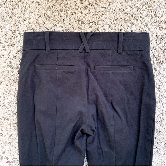 Anthropologie The Essential Slim Lace Up Trousers in Black size 0 - Picture 11 of 14